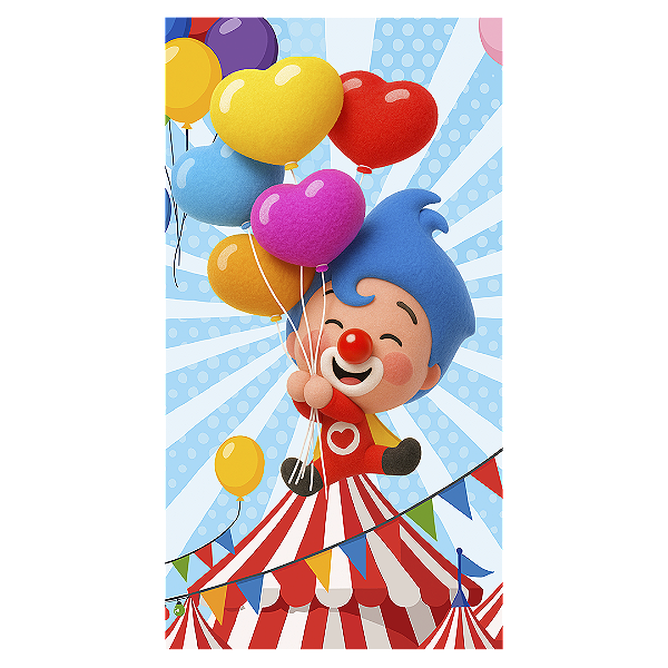 Faixa Lateral Sublimado 3D - Plim Plim