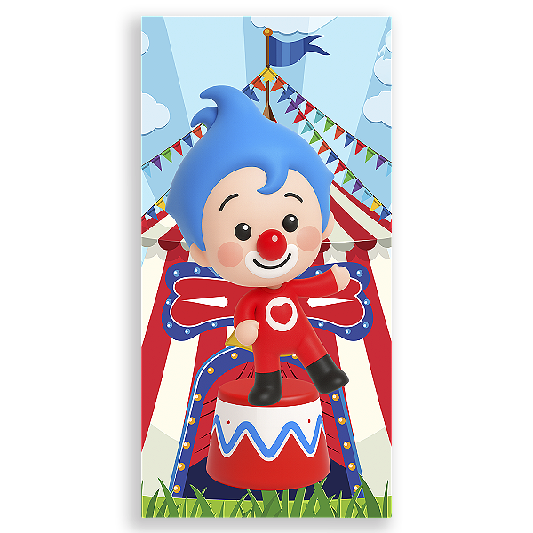 Faixa Lateral Sublimado 3D - Plim Plim