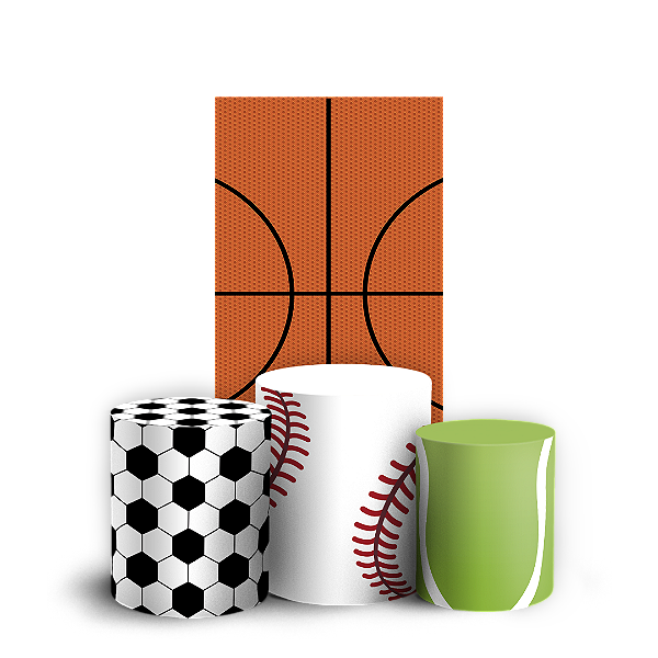 Faixa Lateral e Trio Cilindro Sublimado 3D Vest Facil - Esportes