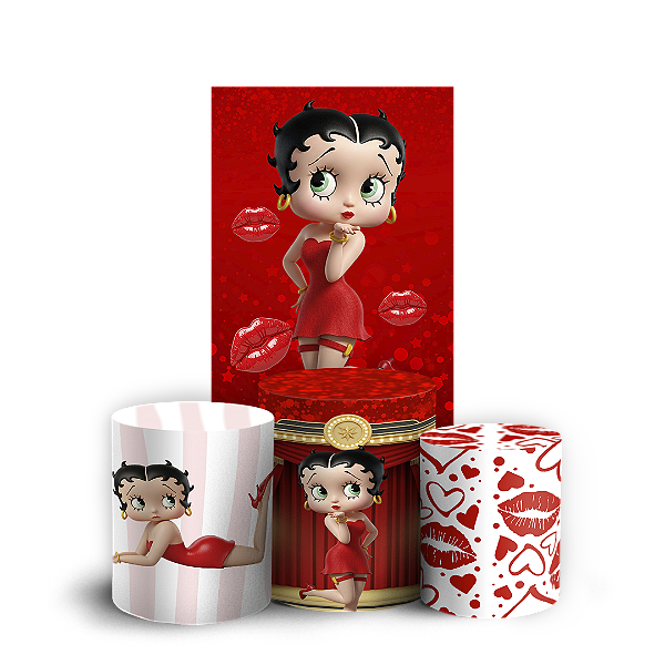 Faixa Lateral e Trio Cilindro Sublimado 3D Vest Facil - Betty Potter