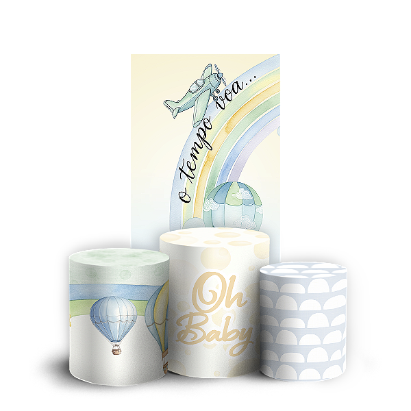 Faixa Lateral e Trio Cilindro Sublimado 3D Vest Facil - Criança Baby