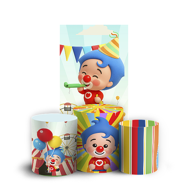 Faixa Lateral e Trio Cilindro Sublimado 3D Vest Facil - Plim Plim