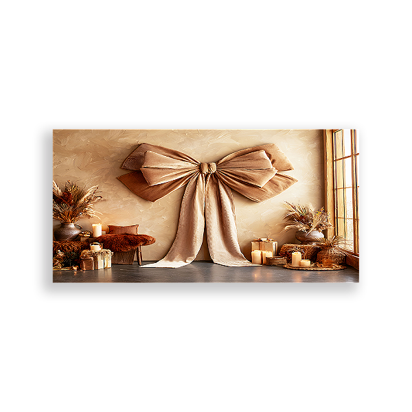 Painel Retangular Sublimado 3D - Fundo Fotografico Natal