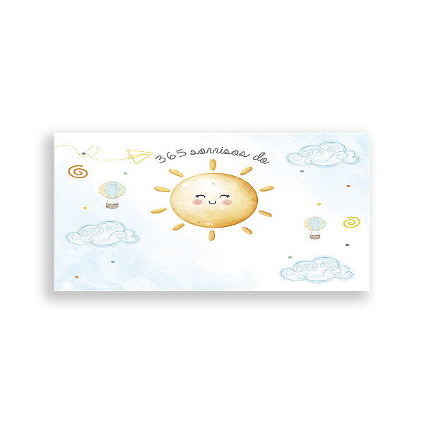Painel Retangular Sublimado 3D - 365 Sorrisos