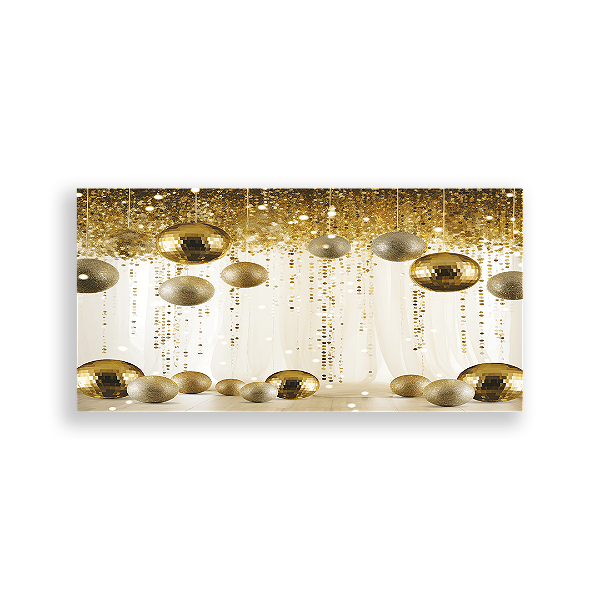 Painel Retangular Sublimado 3D - Ano Novo