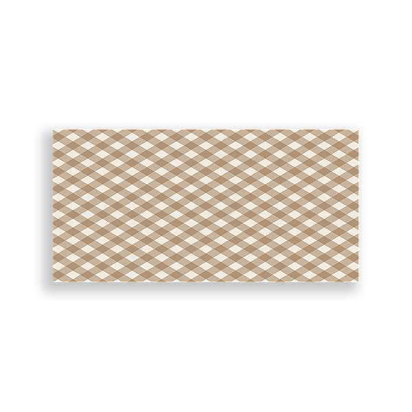 Painel Retangular Sublimado 3D - Fundo Fazendinha Xadrez