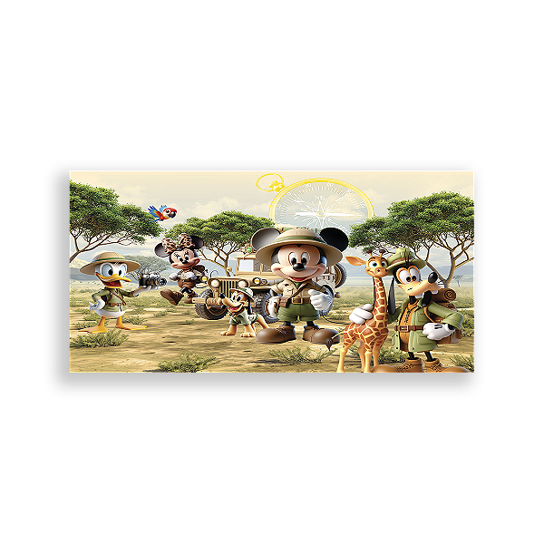 Painel Retangular Sublimado 3D - Safari