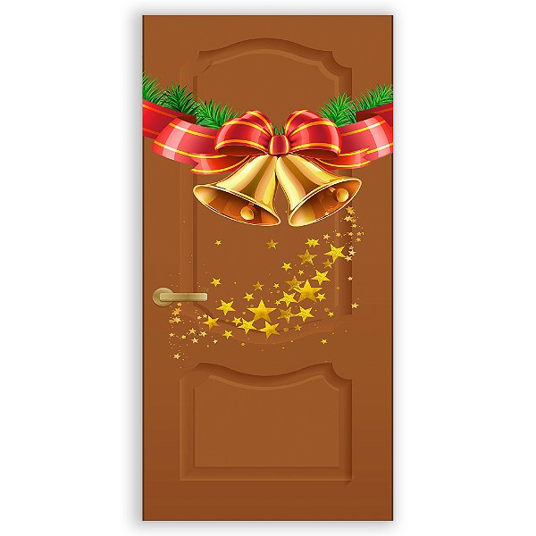 Capa Decorativa Porta Sublimação 3D - Porta Natal