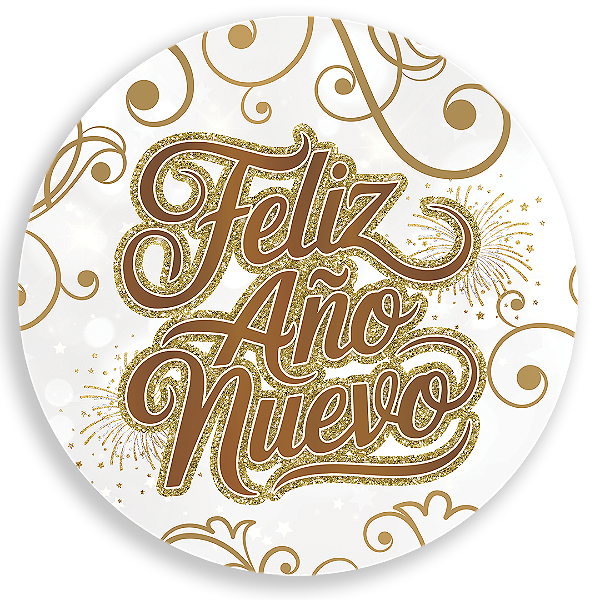 Painel de Mesa Sublimado 3D - Año Nuevo ES