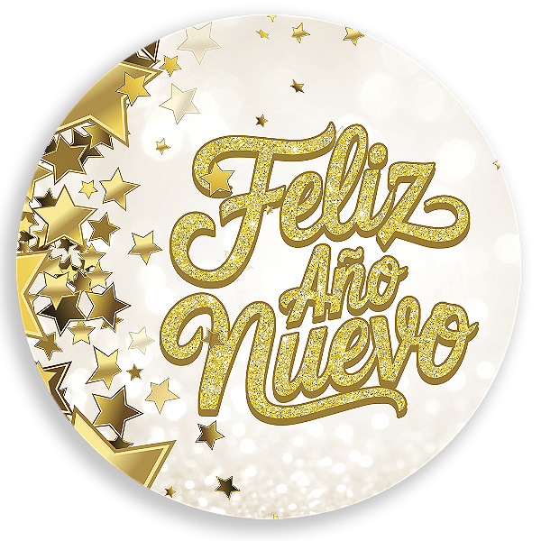 Painel de Mesa Sublimado 3D - Año Nuevo ES