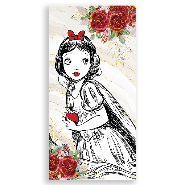 Faixa Lateral Sublimado 3D - Branca De Neve