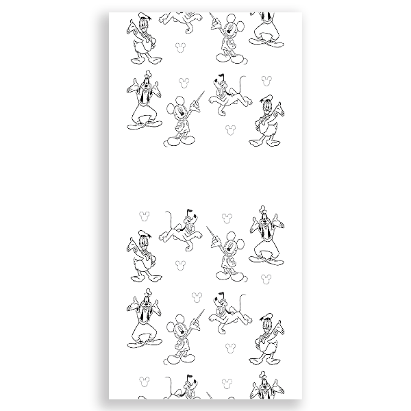 Faixa Lateral Sublimado 3D - Disney