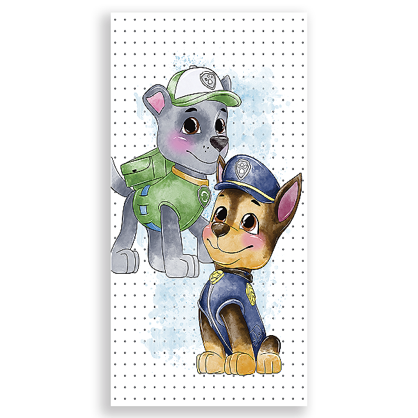 Faixa Lateral Sublimado 3D - Patrulha Canina
