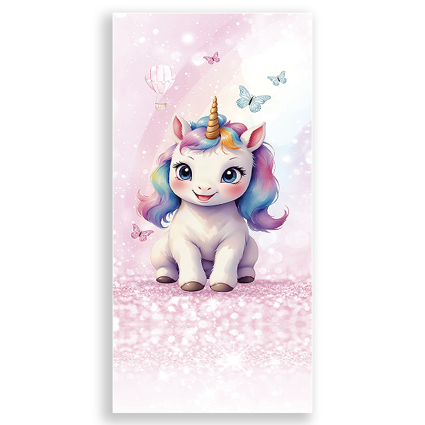 Faixa Lateral Sublimado 3D - Unicornio