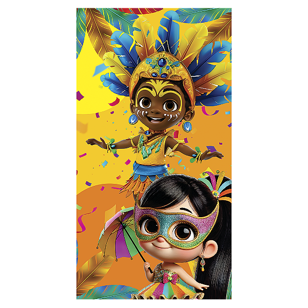 Faixa Lateral Sublimado 3D - Carnaval