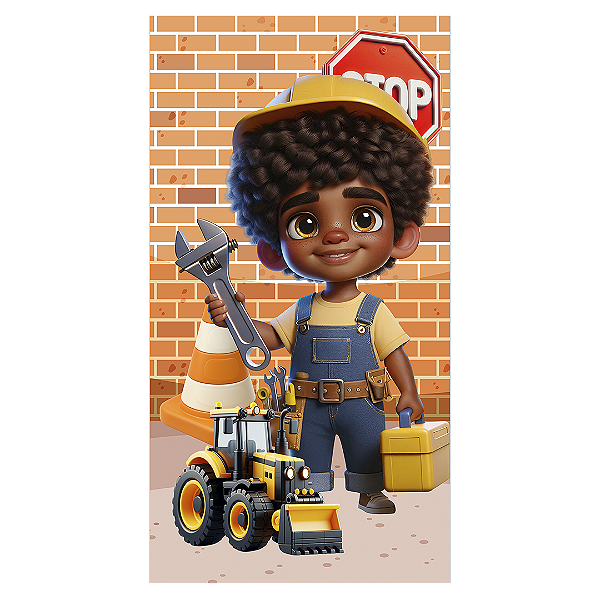 Faixa Lateral Sublimado 3D - Construção