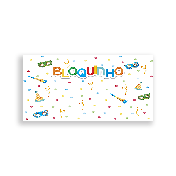 Painel Retangular Sublimado 3D - Carnaval