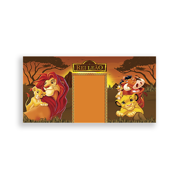 Painel Retangular Sublimado 3D - Painel Entrada Rei Leão