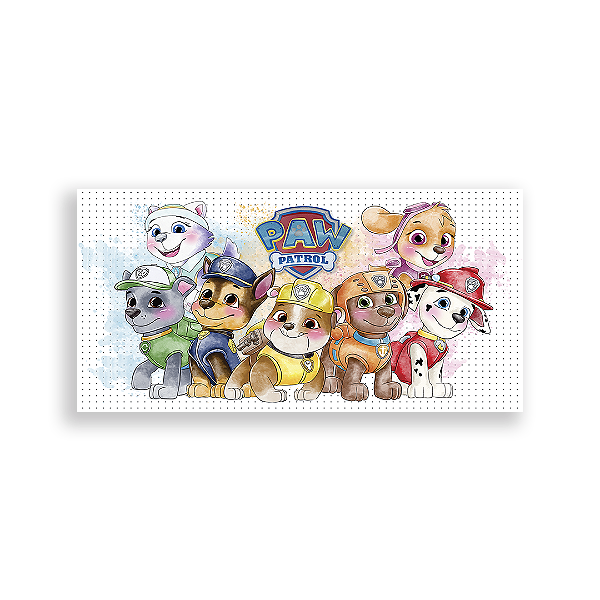 Painel Retangular Sublimado 3D - Patrulha Canina