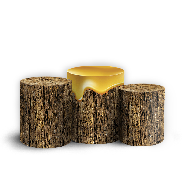 Trio Cilindro Sublimado 3D - Ursinho Pooh