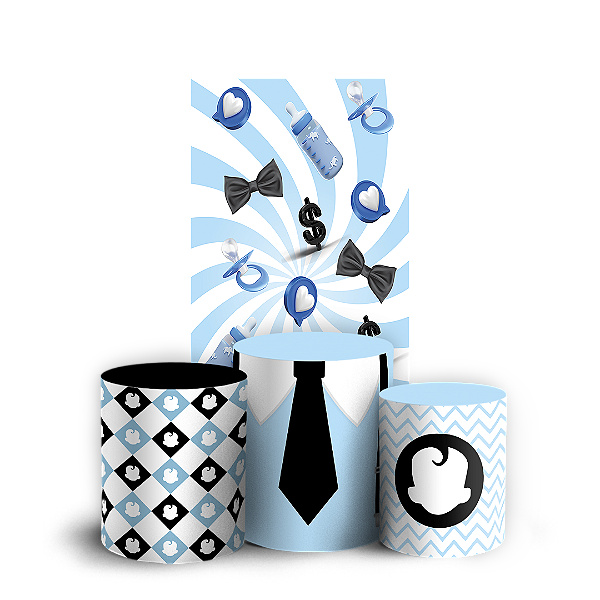 Faixa Lateral e Trio Cilindro Sublimado - Poderoso-Chefinho