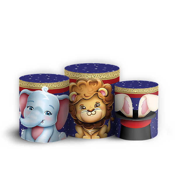 Trio Cilindro Sublimado - Circo