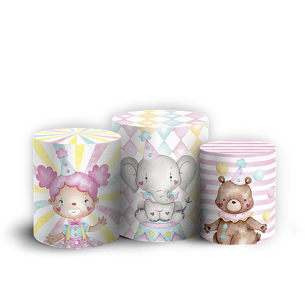 Trio Cilindro Sublimado - Circo