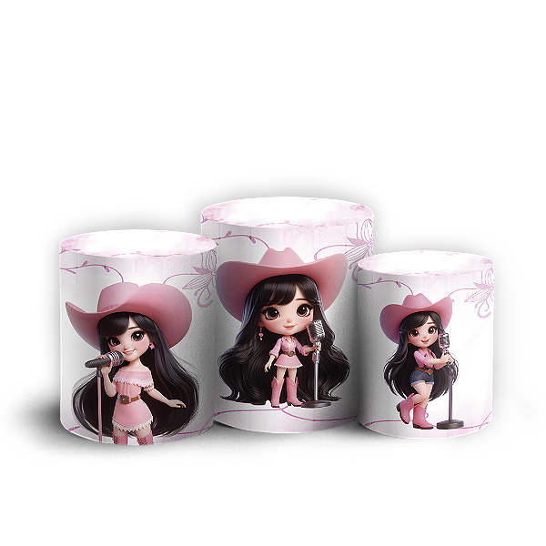 Trio Cilindro Sublimado - Ana Castela Boiadeira