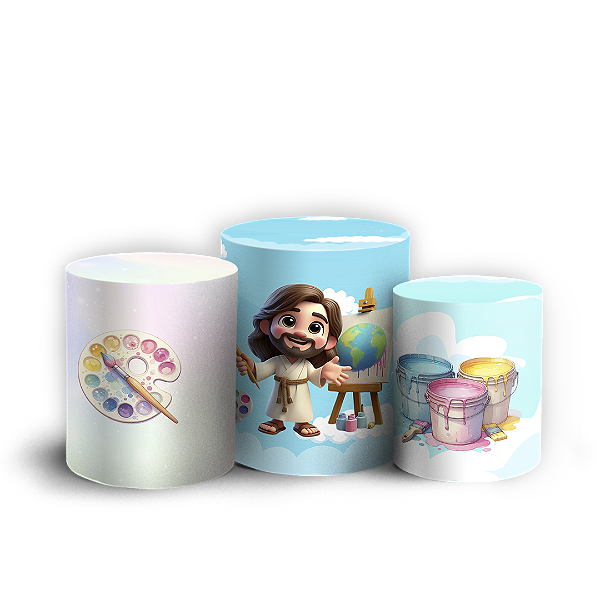 Trio Cilindro Sublimado - Jesus Pintor