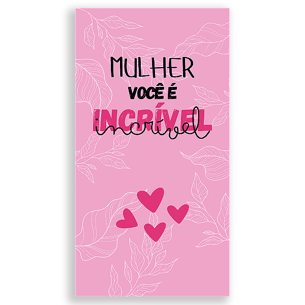 Faixa Lateral Sublimado - Dia da Mulher