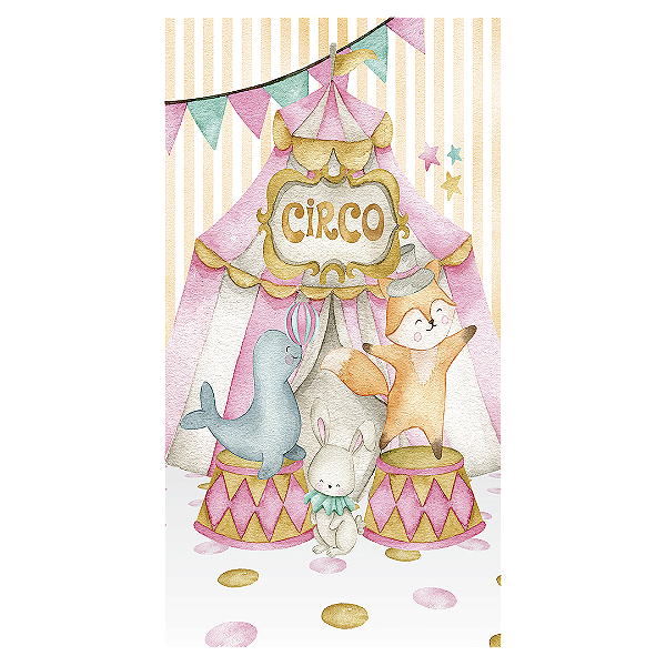 Faixa Lateral Sublimado - Circo
