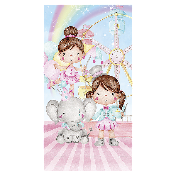 Faixa Lateral Sublimado - Circo