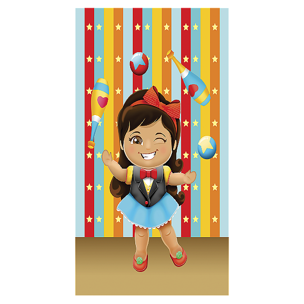 Faixa Lateral Sublimado - Circo