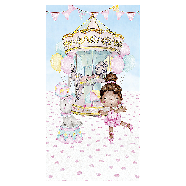 Faixa Lateral Sublimado - Circo