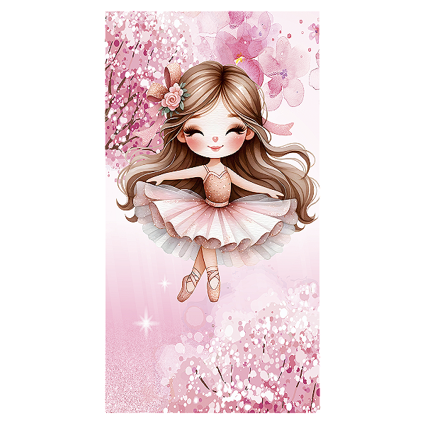 Faixa Lateral Sublimado - Bailarina