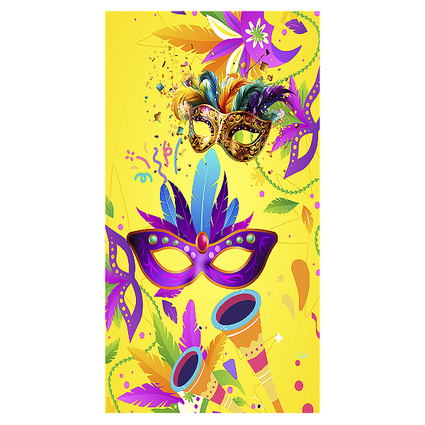 Faixa Lateral Sublimado - Carnaval