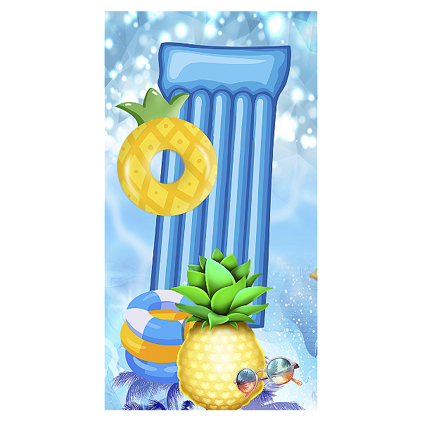 Faixa Lateral Sublimado - Pool Party