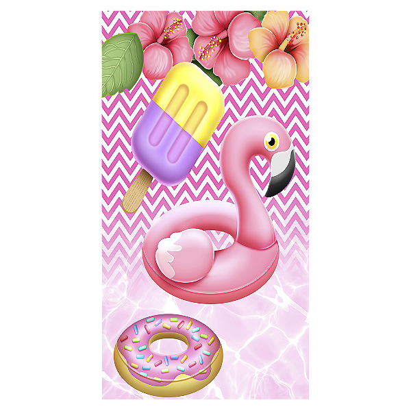 Faixa Lateral Sublimado - Pool Party