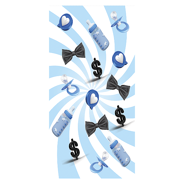 Faixa Lateral Sublimado - Poderoso Chefinho