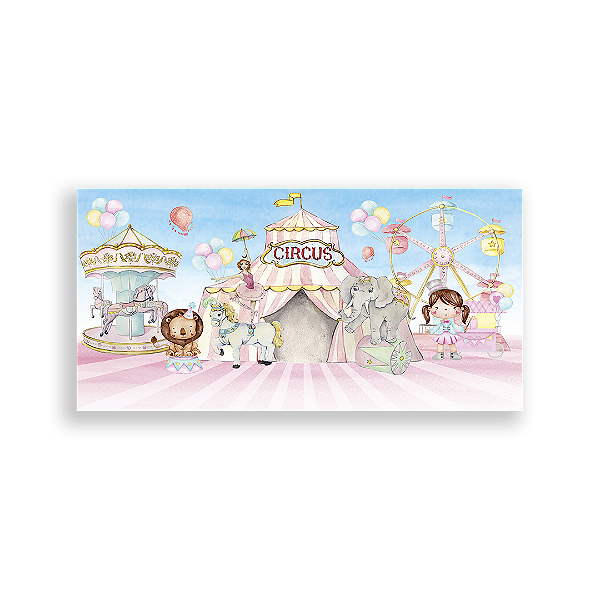 Painel Retangular Sublimado - Circo