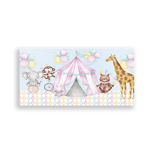 Painel Retangular Sublimado - Circo