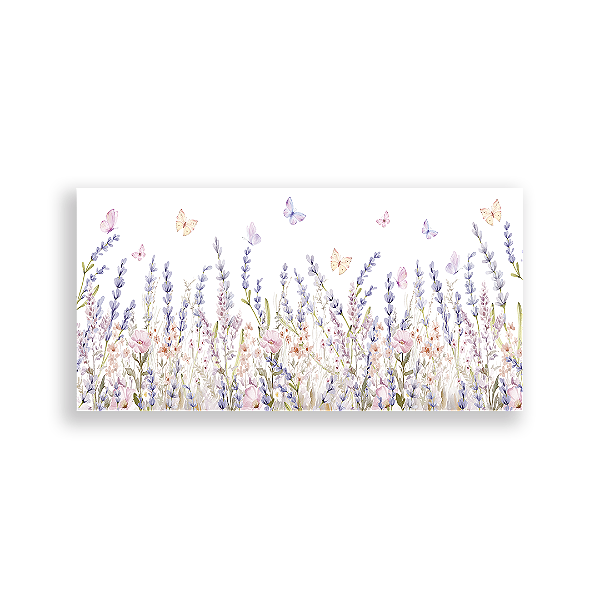 Painel Retangular Sublimado - Floral