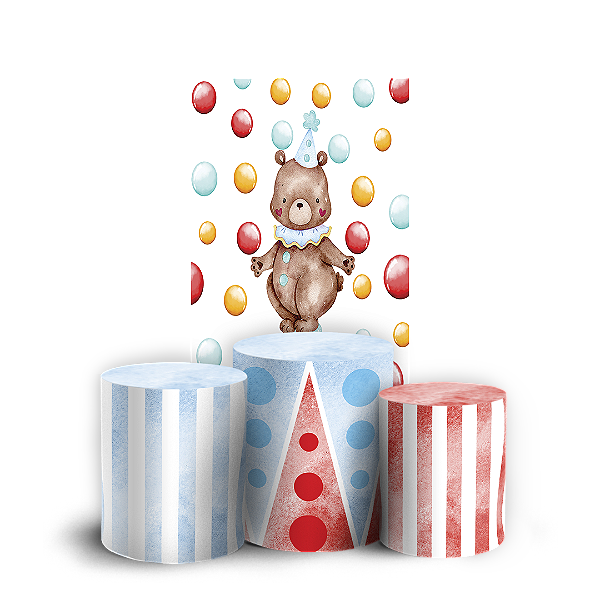 Faixa Lateral e Trio Cilindro Sublimado - Circo