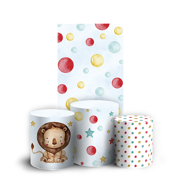 Faixa Lateral e Trio Cilindro Sublimado - Circo