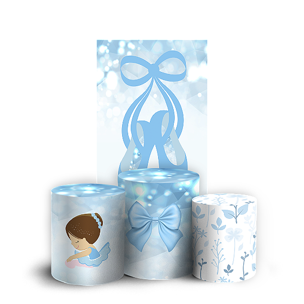 Faixa Lateral e Trio Cilindro Sublimado - Bailarina