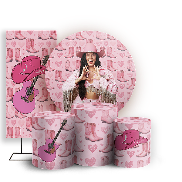 KIT Redondo Trio e Faixa Sublimado - Ana-Castela-Boiadeira