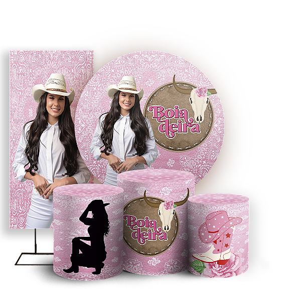 KIT Redondo Trio e Faixa Sublimado - Ana-Castela-Boiadeira