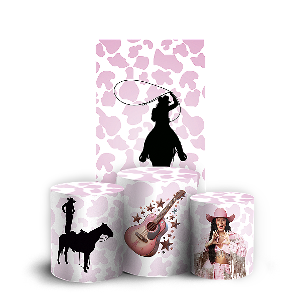 Faixa Lateral e Trio Cilindro Sublimado - Ana Castela Boiadeira