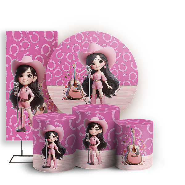 KIT Redondo Trio e Faixa Sublimado - Ana-Castela-Boiadeira-1