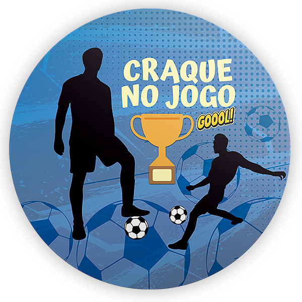 Painel de Mesa Sublimado 3D - Futebol